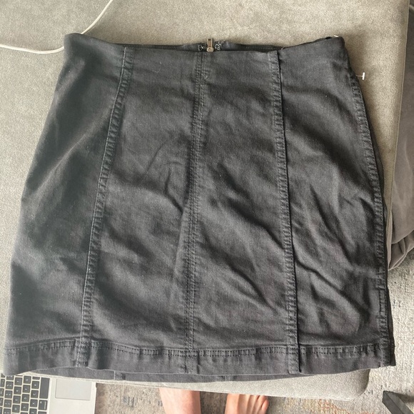 Black Free People Mini Skirt - Picture 4 of 4